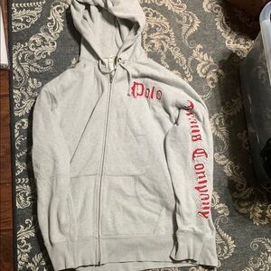 Polo by Ralph Lauren Gray Zip-Up Hoodie